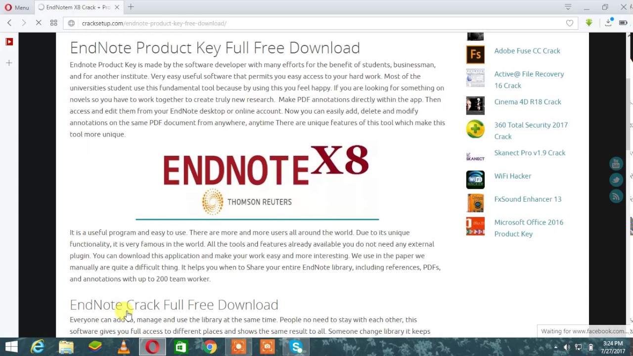 Endnote x9 free. download full version